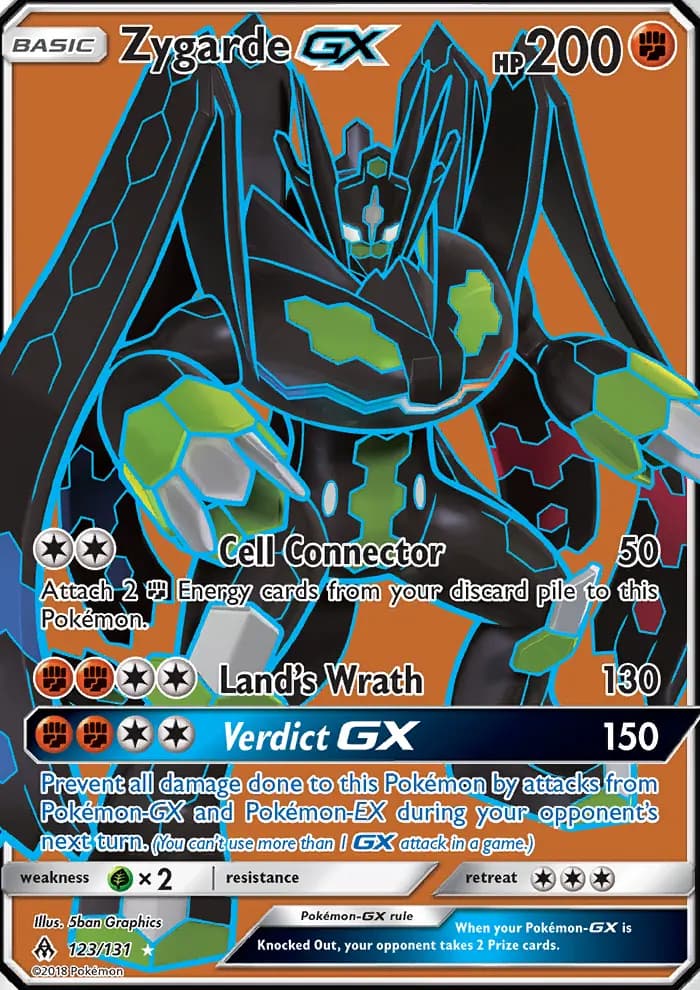 Zygarde GX #123 — Forbidden Light