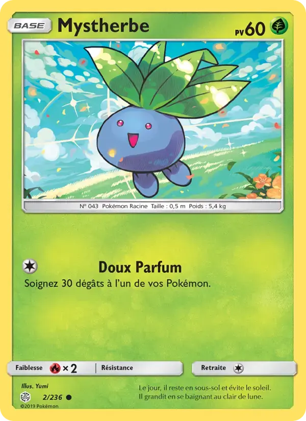 Carte Pokémon Mystherbe #2 — Éclipse Cosmique