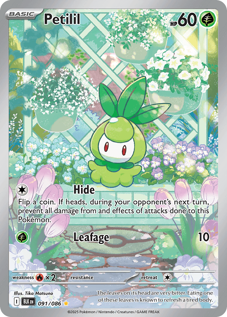Carte Pokémon Chlorobule #091 — Foudre Noire