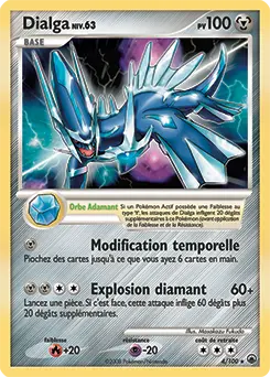 Carte Pokémon Dialga #4 — Aube Majestueuse