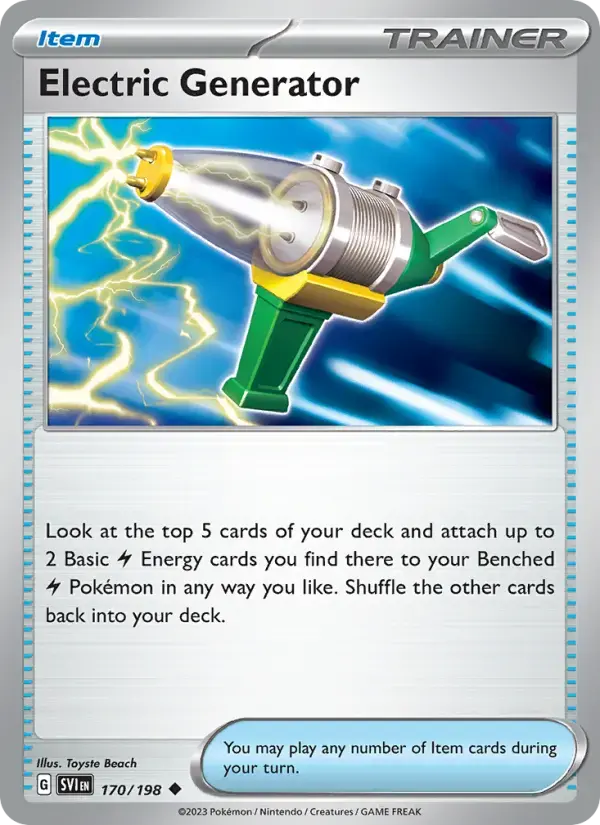 Carte Pokémon Electric Generator #id-4447ee0095 — Promos Asie du Sud-Est