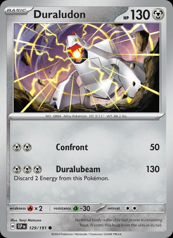 Duraludon #129 — Surging Sparks