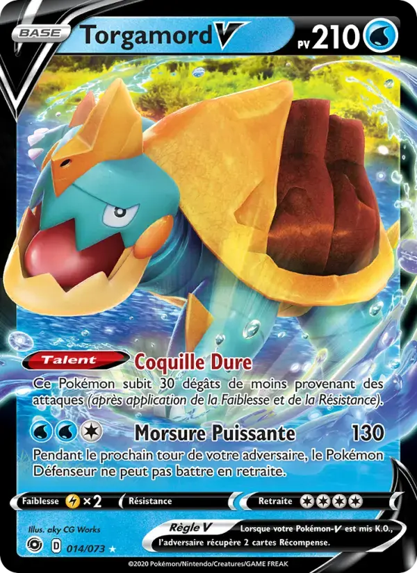 Carte Pokémon Torgamord V #14 — La Voie du Maître