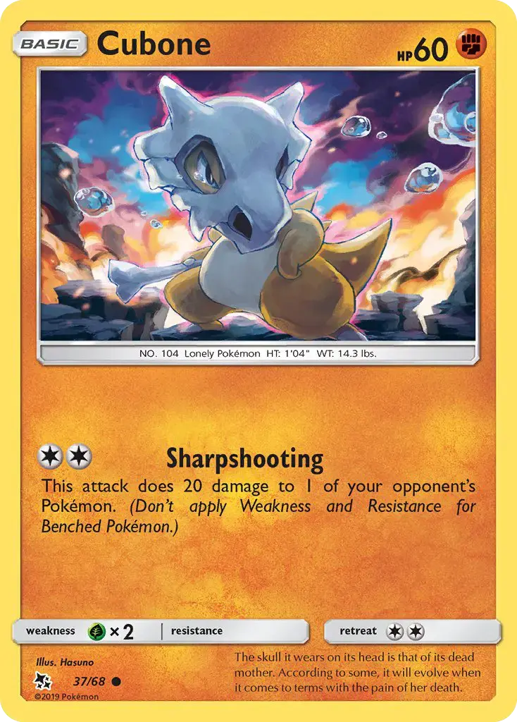 Cubone #37 — Hidden Fates
