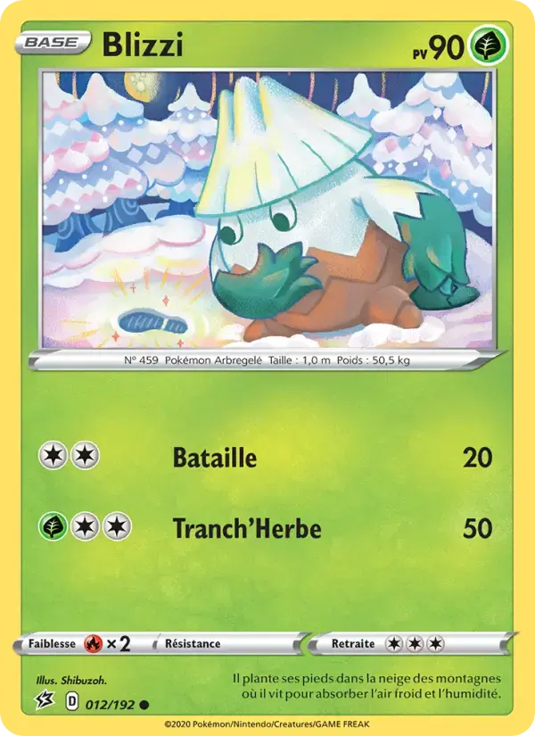Carte Pokémon Blizzi #12 — Clash des Rebelles