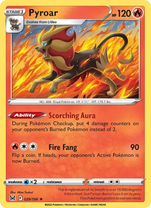 Pyroar #029 — Lost Origin