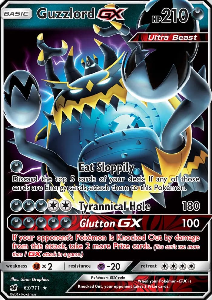 Guzzlord GX #63 — Crimson Invasion