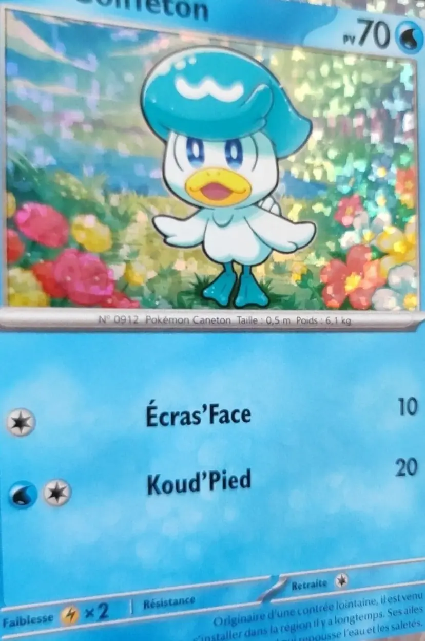 Carte Pokémon Coiffeton #3 — 2023 Promo McDonald's