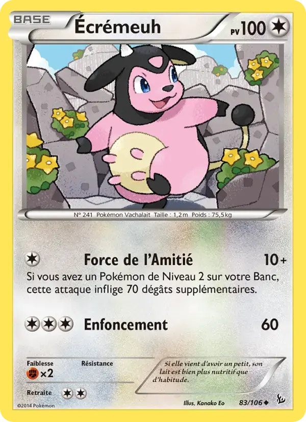 Carte Pokémon Écrémeuh #83 — Étincelles