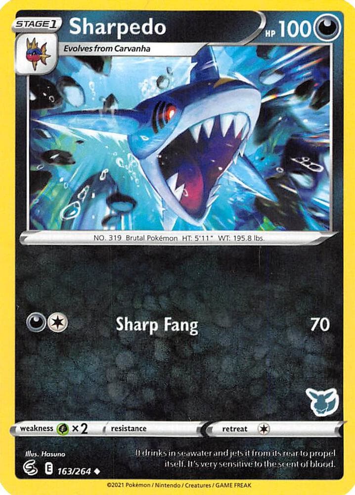 Sharpedo #163 Stamp — Fusion Strike