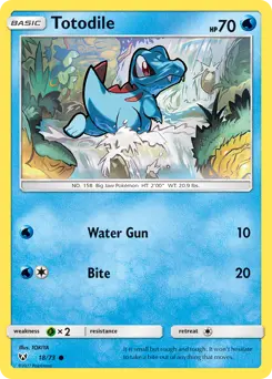 Totodile #18 — Shining Legends