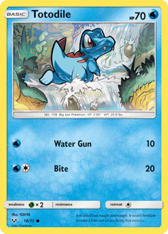 Totodile #18 — Shining Legends
