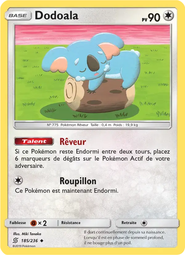 Carte Pokémon Dodoala #185 — Harmonie des Esprits
