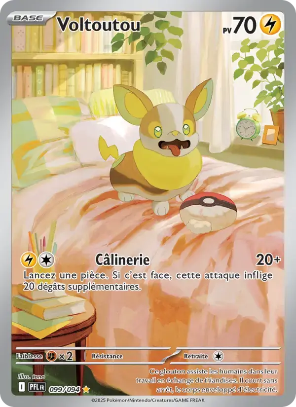 Carte Pokémon Voltoutou #099 — Flammes Fantasmagoriques
