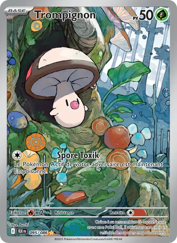 Carte Pokémon Trompignon #095 — Foudre Noire