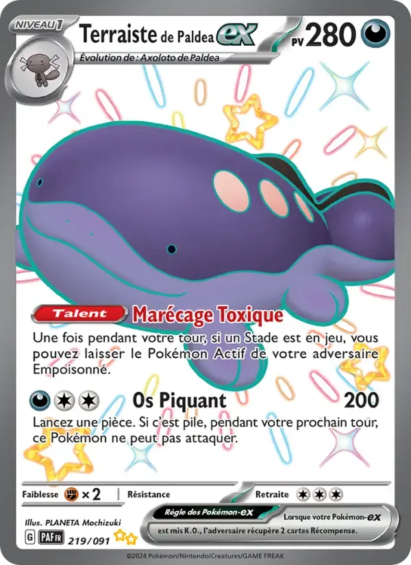 Carte Pokémon Terraiste de Paldea-ex #219 — Destinées de Paldea