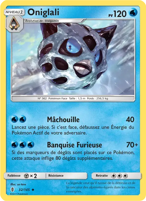 Carte Pokémon Oniglali #32 — Gardiens Ascendants