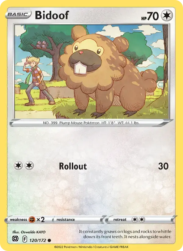 Bidoof #120 — Brilliant Stars