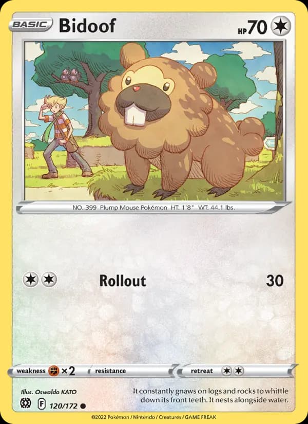 Bidoof #120 — Brilliant Stars