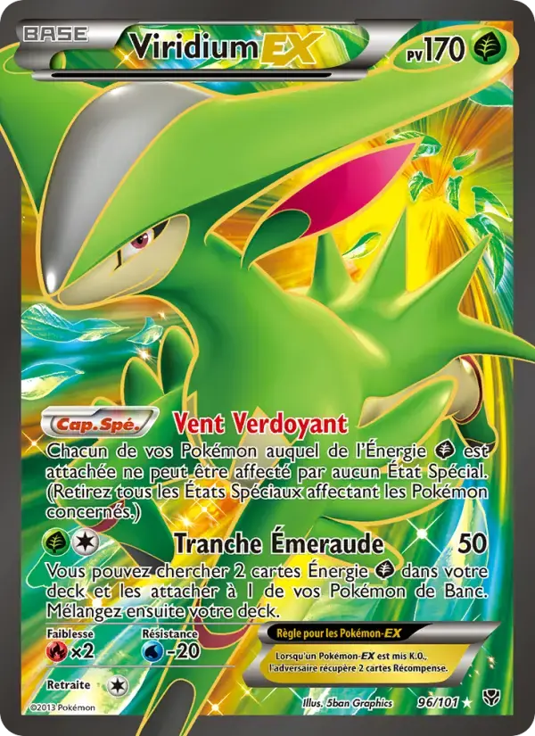 Carte Pokémon Viridium EX #96 — Explosion Plasma