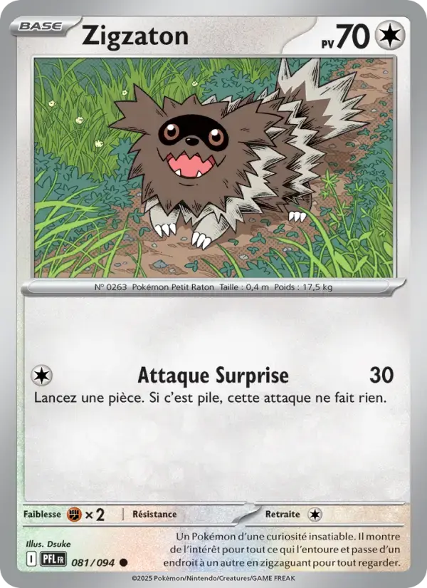 Carte Pokémon Zigzaton #081 — Flammes Fantasmagoriques