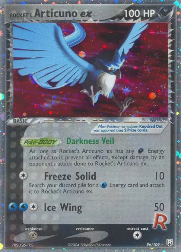 Rocket's Articuno ex #96 — EX Team Rocket Returns