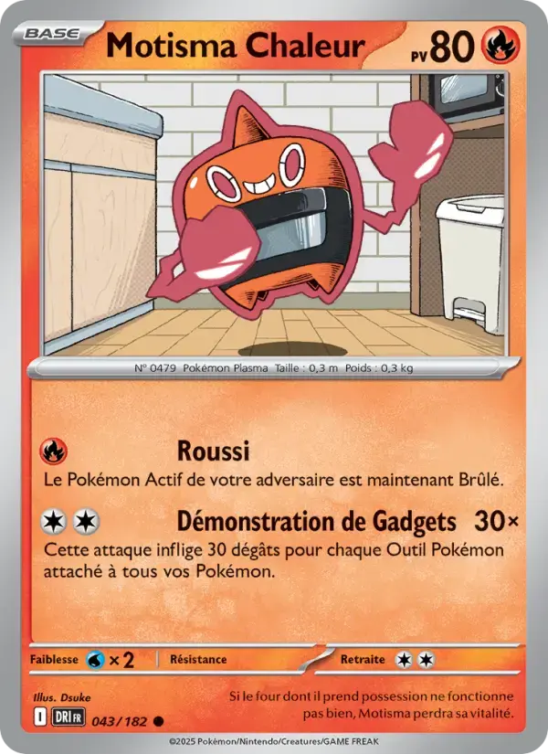 Carte Pokémon Motisma Chaleur #043 — Rivalités Destinées