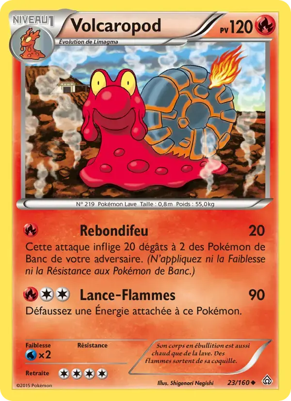 Carte Pokémon Volcaropod #23 — Primo-Choc