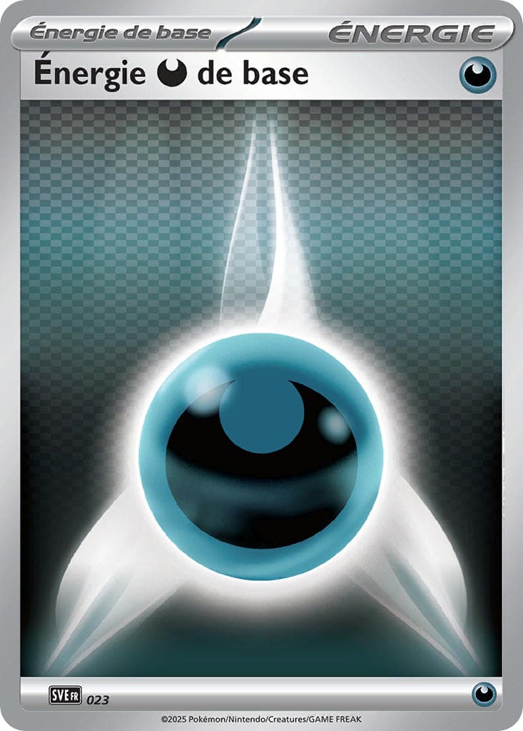 Carte Pokémon Énergie Obscurité #023 — Énergies Écarlate et Violet