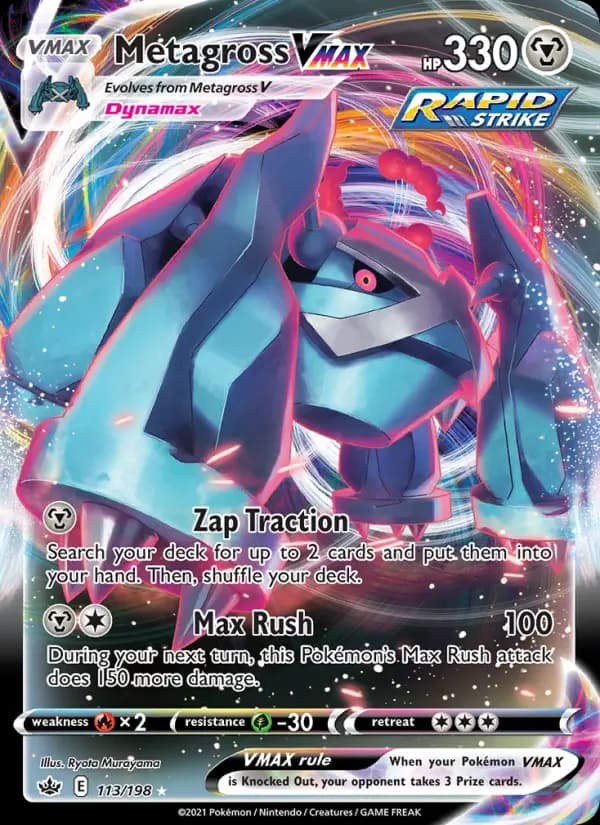 Metagross VMAX #113 — Chilling Reign