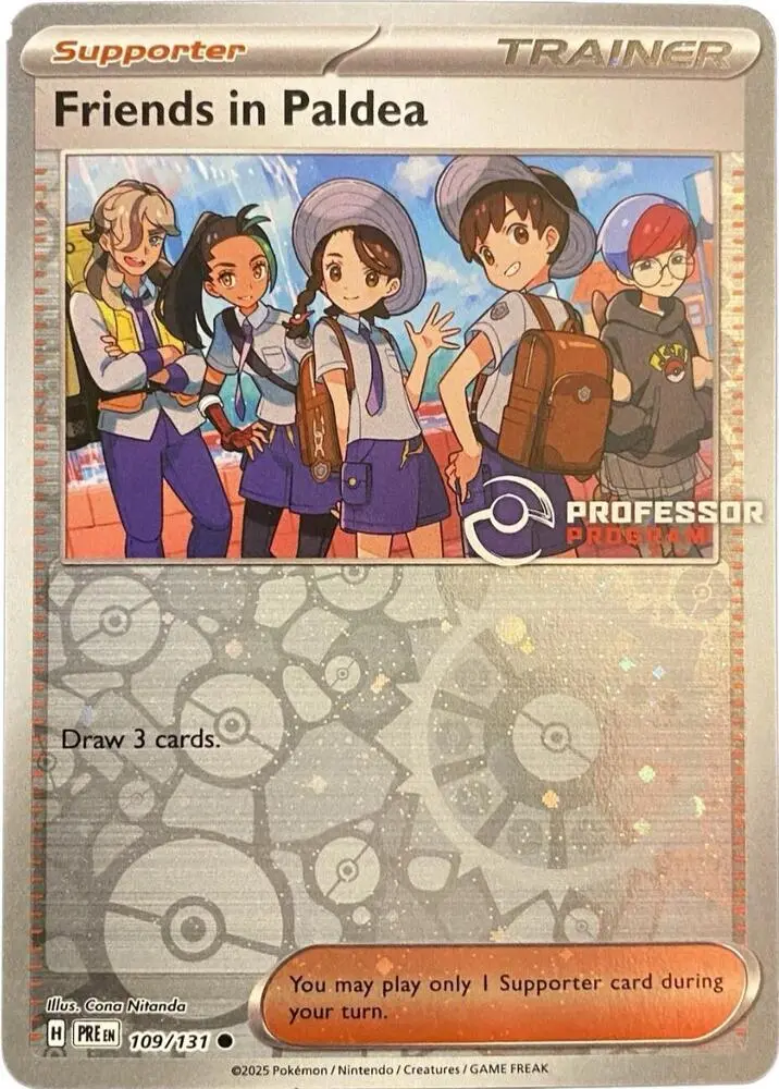 Friends in Paldea #109 — Professor Program Promos