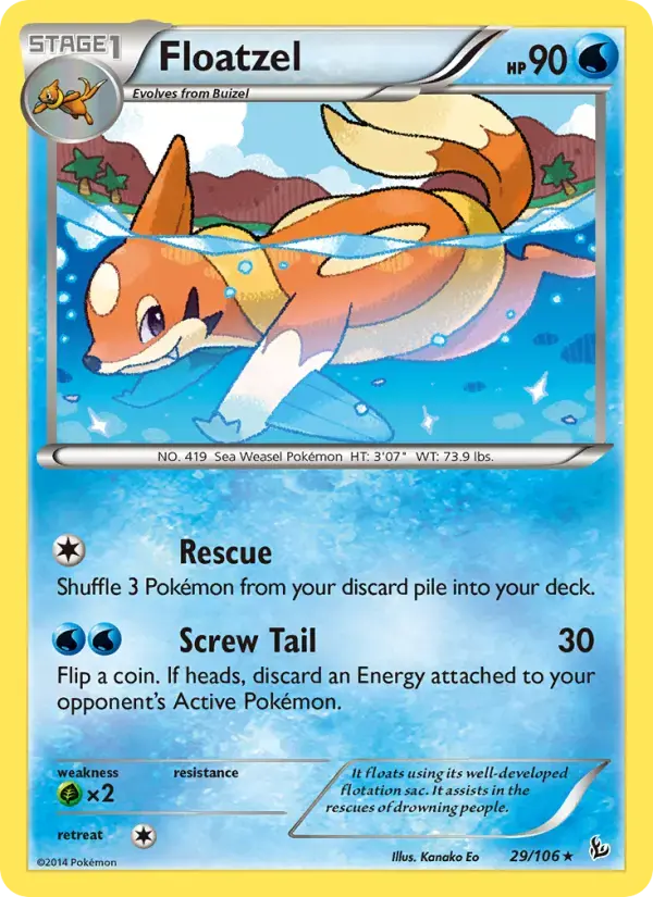 Floatzel #29 — Flashfire