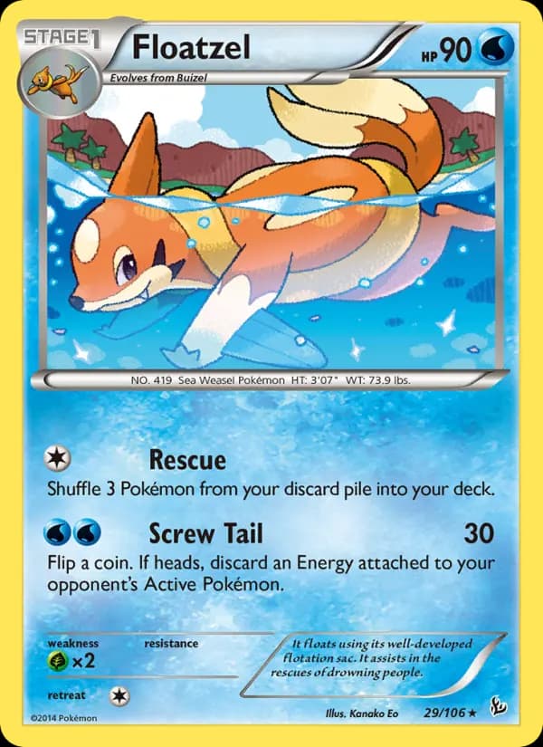 Floatzel #29 — Flashfire