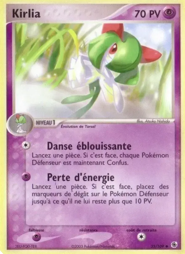Carte Pokémon Kirlia #35 — Rubis & Saphir