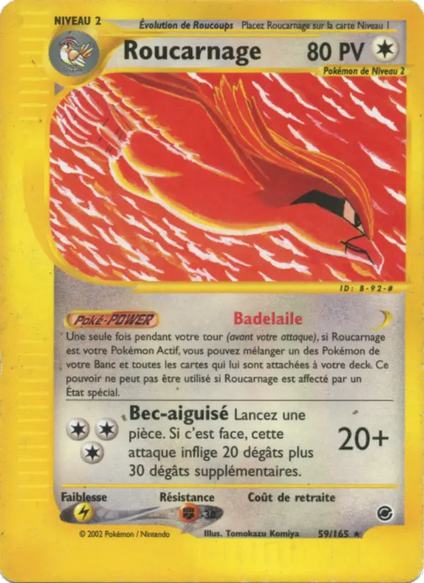 Carte Pokémon Roucarnage #59 — Expédition