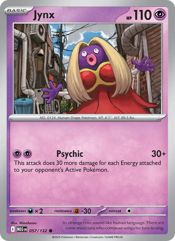 Carte Pokémon Lippoutou #057 — Méga-Évolution