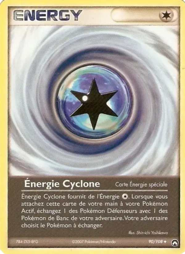 Carte Pokémon Énergie Cyclone #90 — Gardiens du Pouvoir