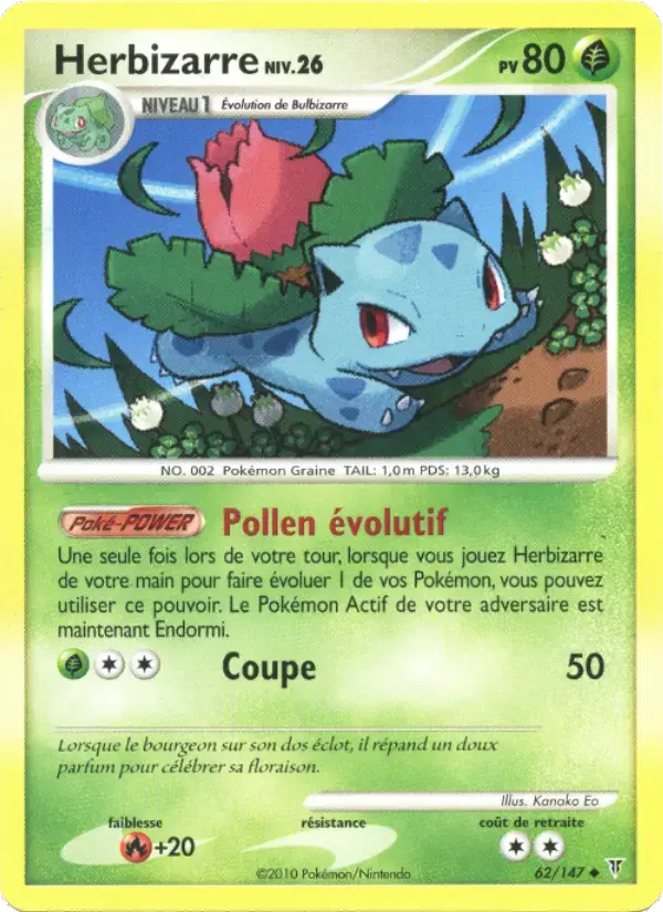 Carte Pokémon Herbizarre #62 — Vainqueurs Suprêmes