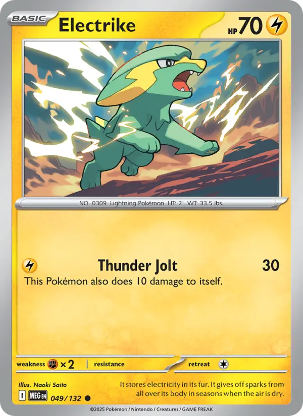 Carte Pokémon Dynavolt #049 — Méga-Évolution
