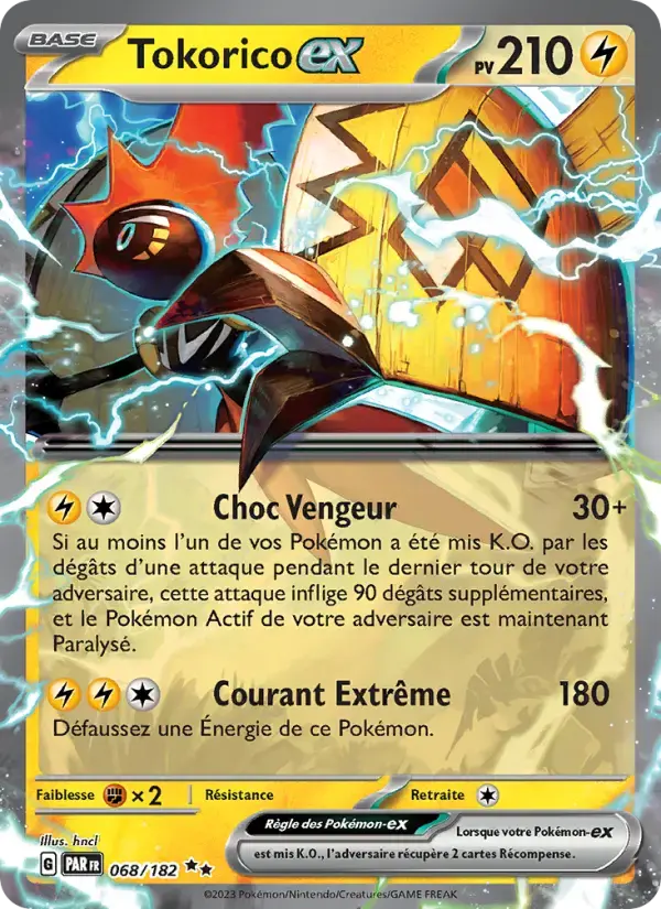 Carte Pokémon Tokorico-ex #068 — Faille Paradoxe