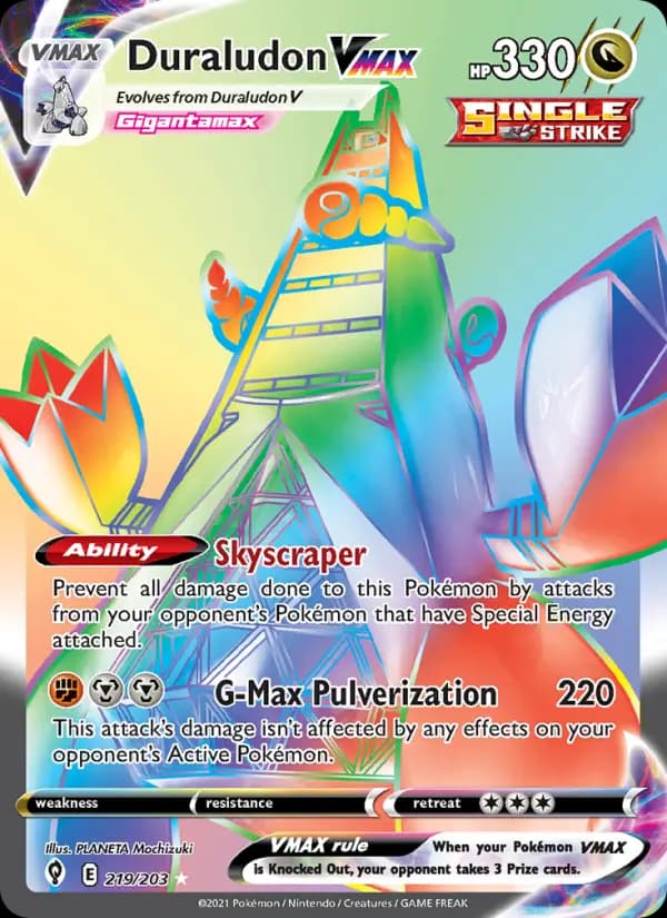 Duraludon VMAX #219 — Evolving Skies