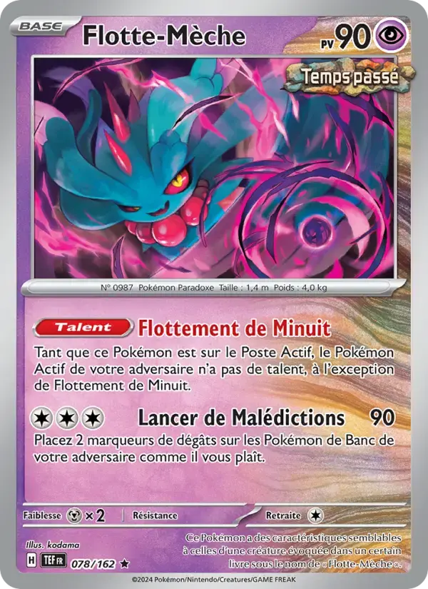 Carte Pokémon Flotte-Mèche #078 — Forces Temporelles
