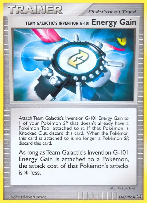 Team Galactic's Invention G-101 Energy Gain #116 — Platinum