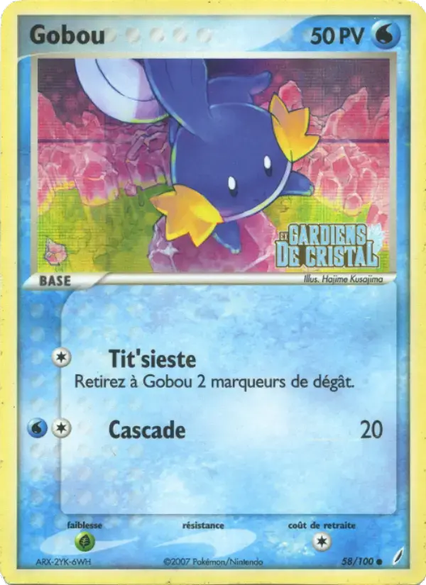 Carte Pokémon Gobou #58 — Gardiens de Cristal