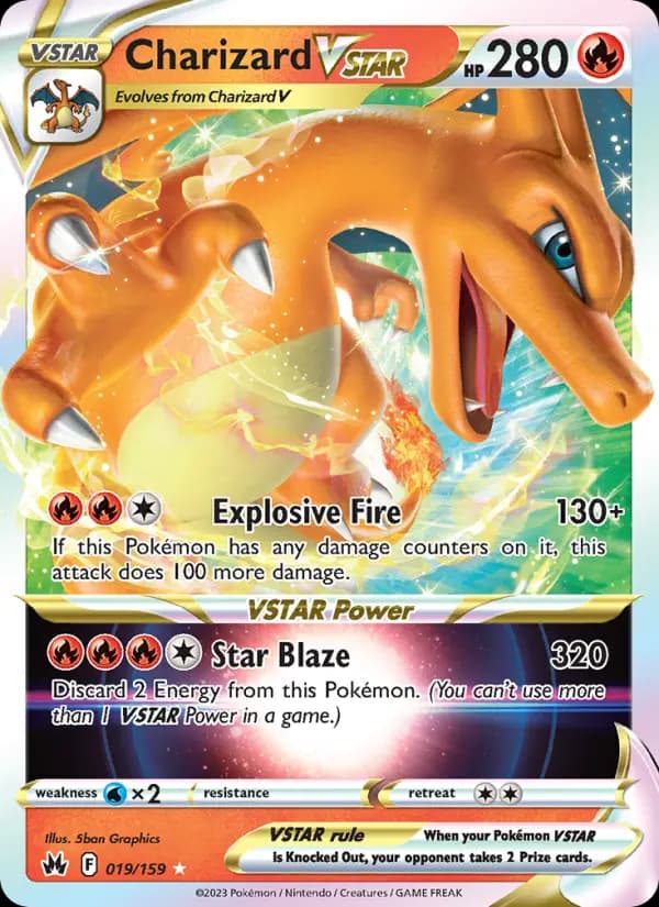 Charizard VSTAR #019 — Crown Zenith