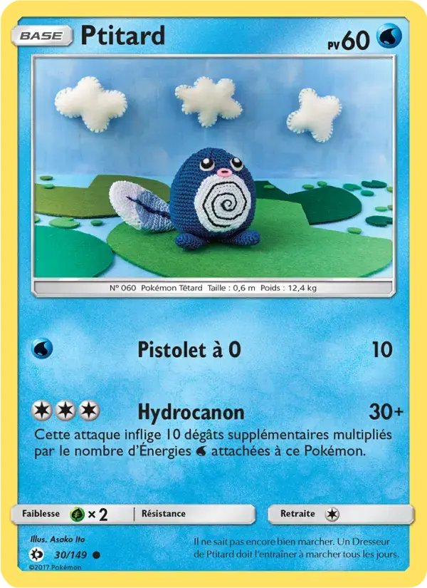 Carte Pokémon Ptitard #30 — Soleil et Lune