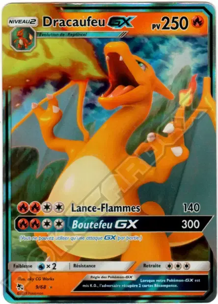 Carte Pokémon Dracaufeu-GX #009 Stamp — Destinées Occultes