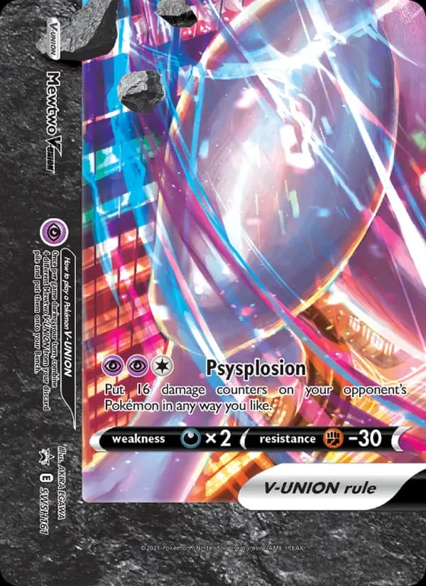 Mewtwo V-UNION #SWSH161 — Sword & Shield Promos