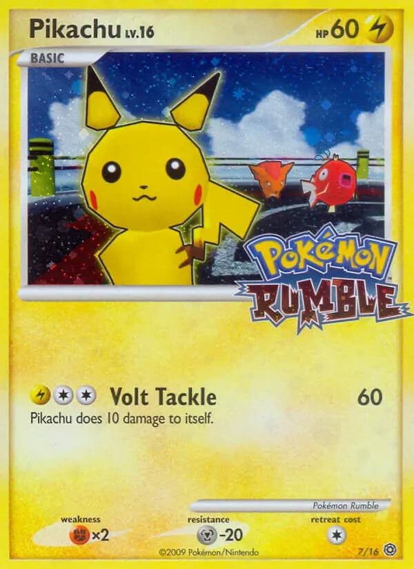 Pikachu #7 — Pokémon Rumble