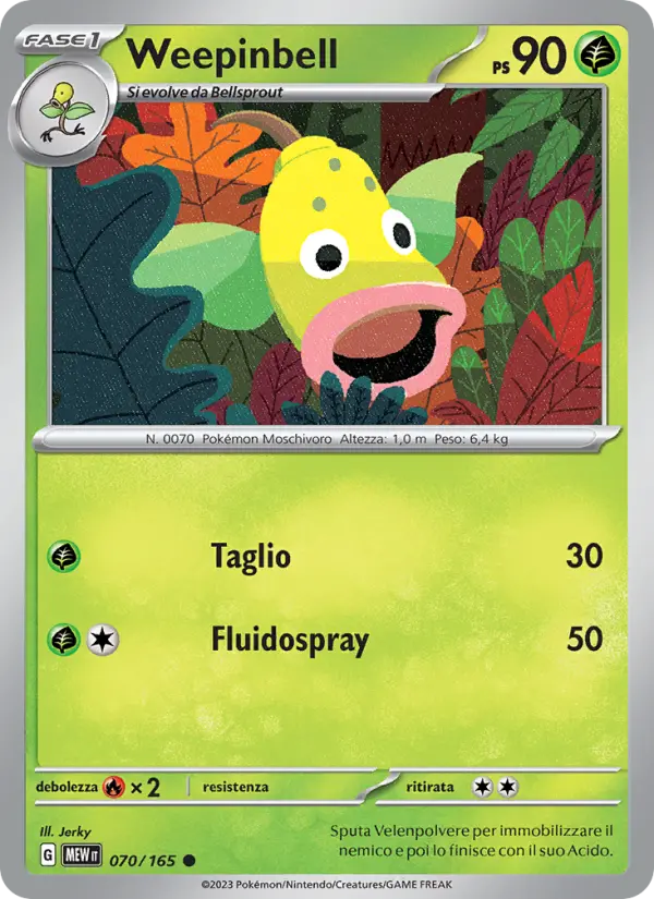 Carte Pokémon Boustiflor #070 — Pokémon 151